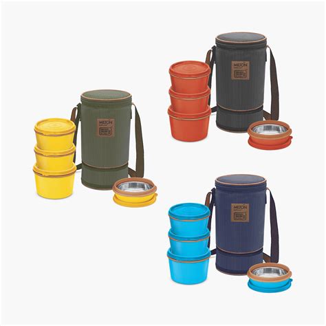 Buy MILTON Solid Container with Spoon- Set of 3+1 from Milton at just ...