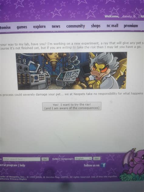 I FINALLY GOT THE LAB RAY!! : r/neopets