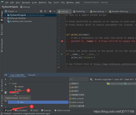 Git PyCharm Tutorial 的图像结果