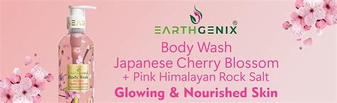 Buy Earthgenix Body Wash Japanese Cherry Blossom + Pink Himalayan Rock ...