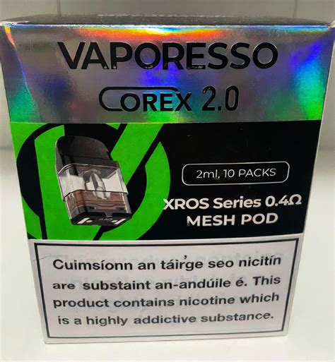 Vaporesso XROS Mesh Pods – Leak-Free, Flavour-Rich — Wicked Plug
