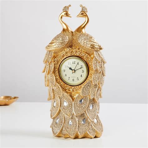 Buy Corsica Mayur Metal Table Clock from Corsica by Home Centre at just ...