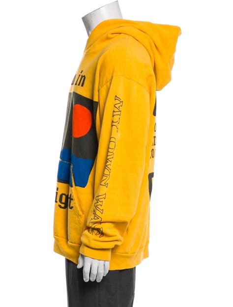 Kid Cudi Merch x CPFM 'Swim In The Light' Graphic Print Hoodie - Yellow ...