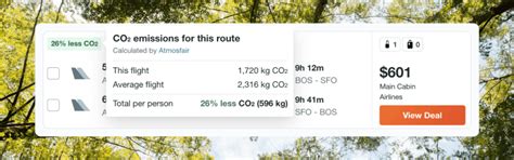 A way to search for flights with less CO2 emissions - KAYAK India Blog