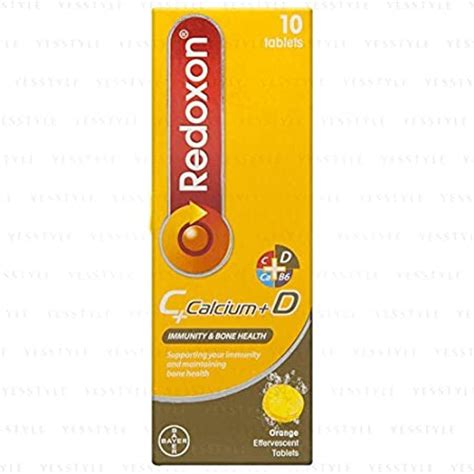 Redoxon Vitamin C With Calcium & D, 20 Effervescent tabs (10X2 ...