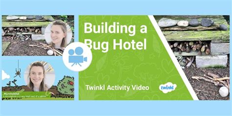 KS1 (Ages 5-7) Activity Video: Bug Hotel (teacher made)