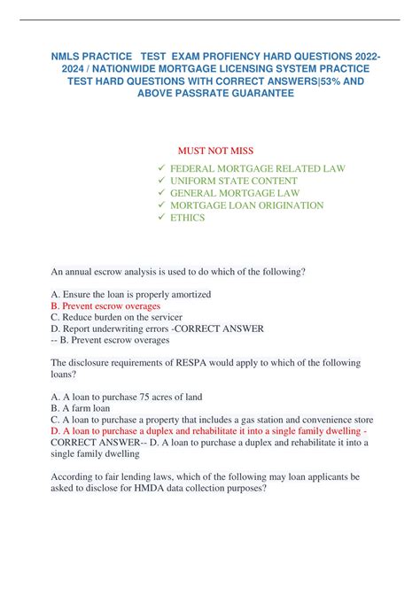 Image result for NMLS Practice Test