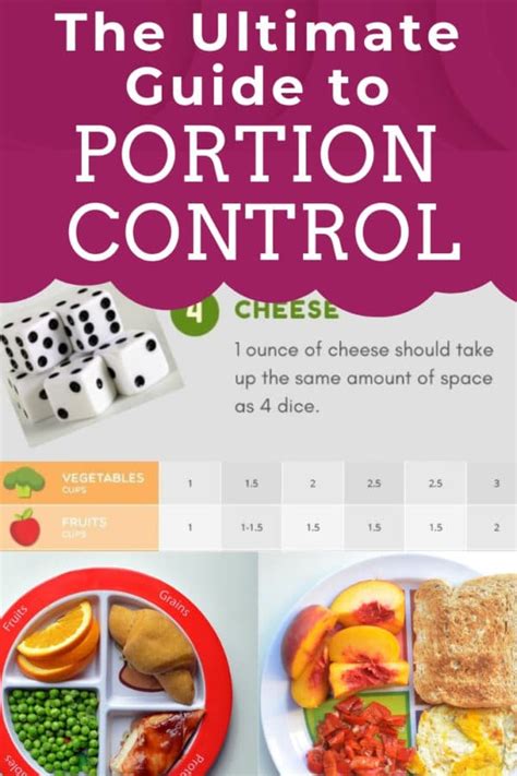 Image result for Portion Control Examples