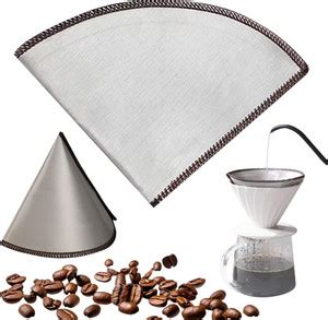Zibuyu Reusable Stainless Steel Pour Over Coffee Filter Mesh Indian ...