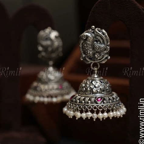 Dhani Silver Jhumka