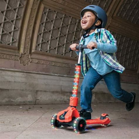 Jetson Saturn Folding 3-Wheel Kick Scooter with Light-Up