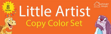 Little Artist Copy Colouring Books: Set of 8 (Birds, Sea Animals ...