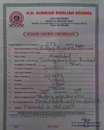 Gujarat Man Get Daughter 'Secular' School Certificate