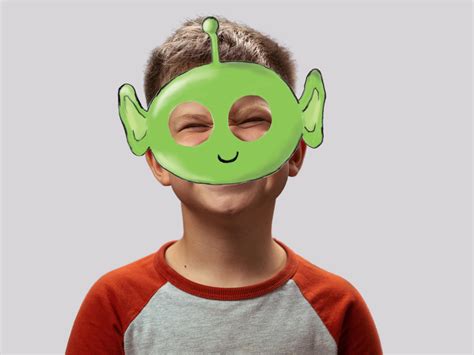 Alien Mask Printable 的图像结果