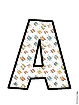 Beach Bulletin Board Decor Kit, Beach Bulletin Board Letters school ...