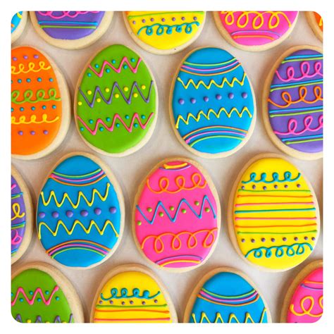 Easter Egg cookies by Lilly Magilly's Cupcakery! | Easter sugar cookies ...