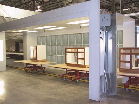 Custom Woodworking Paint Spray Booths | Spray Systems, Inc.