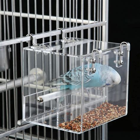 SETCO Automatic Bird Feeder No Mess Bird Cage Pet Feeder Seed Food ...