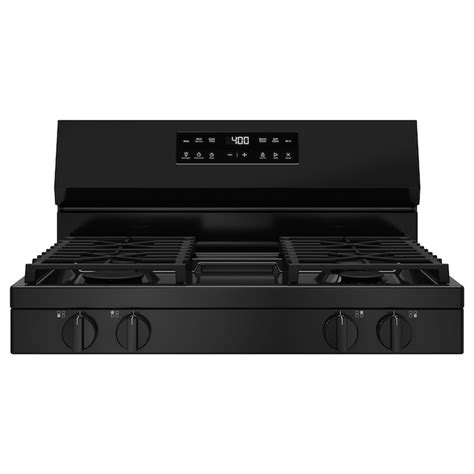 GE 30-in 4 Burners 5.3-cu ft Self & Steam Cleaning Freestanding Smart ...