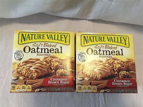 Amazon.com: Nature Valley, Soft-Baked Oatmeal Squares, Cinnamon Brown ...