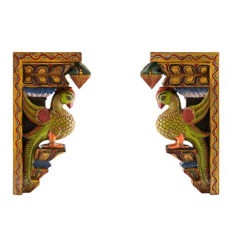 Parrot Wall Bracket (Corbels) – RANI ARTS & TEAK