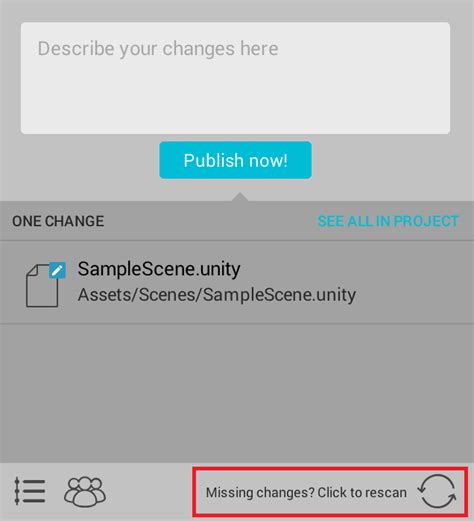Unity Collaborate Tutorial 的图像结果