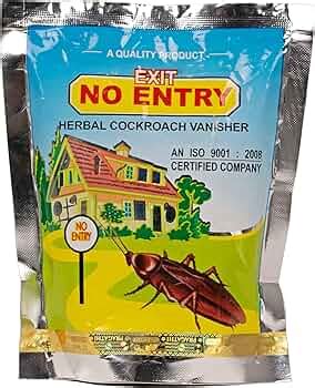 EXIT NO ENTRY Anti-Cockroach Repellent Paste - 250gm | Herbal Cockroach ...