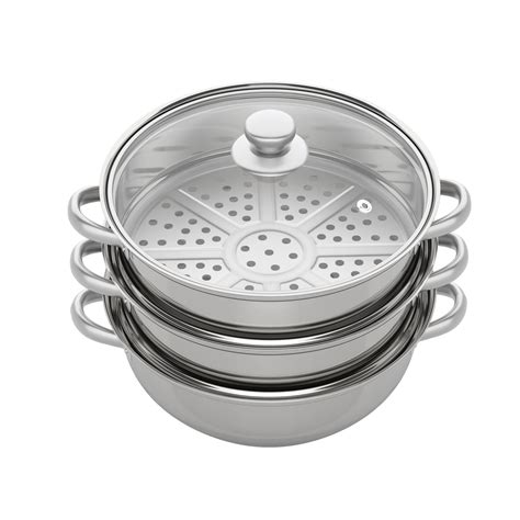 Amazon.com: 11Inch Steamer for Cooking, Stainless Steel Food Steamer ...