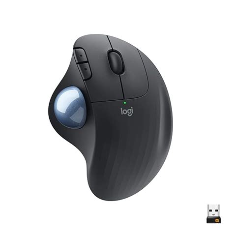 Amazon.in: Buy Logitech Ergo M575 Wireless Trackball Mouse - Easy Thumb ...