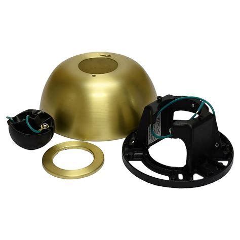 Fanimation Kit Universal 6.5-in Brushed Satin Brass Steel Indoor Angle ...