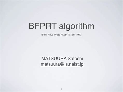Image result for Bfprt Algorithm