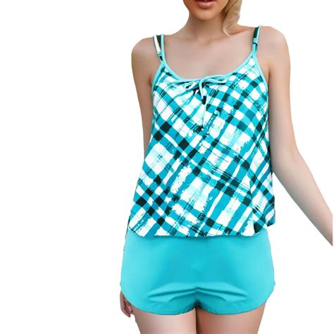 BeAi Womens Swimsuit Coverup Bathing Suit for Women 2 Piece Bikini Mid ...