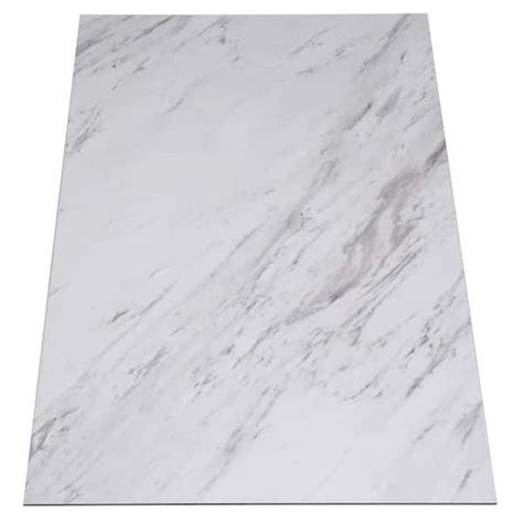 Buy Carrara Marble 12 in. x 24 in. Peel and Stick Vinyl Tile (20 sq. ft ...