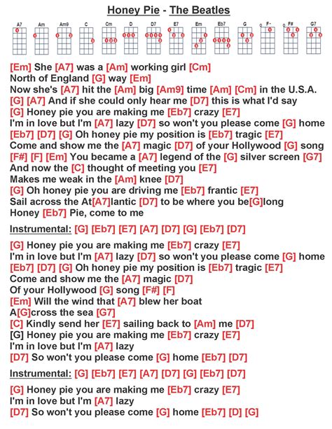 Honey Pie - The Beatles [W]