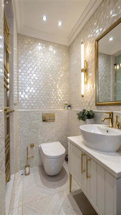 29 Tile Ideas with Soft Pastels for a Relaxing Small Bathroom ...