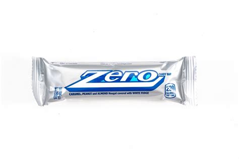 Zero Caramel Peanut Almond White Fudge Candy Bar Bulk Pack (1.85 oz, 2 ...