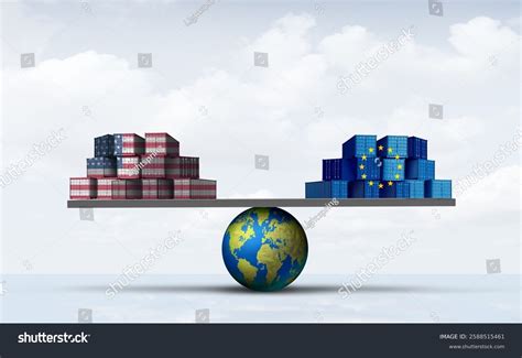 Europe United States Trade Balance Eu Stock Illustration 2588515461 | Shutterstock