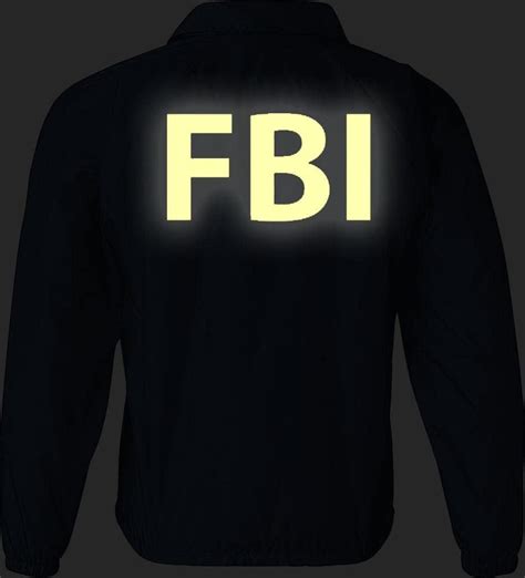 Smart People Clothing FBI Jacket with Yellow/Reflective Decoration ...