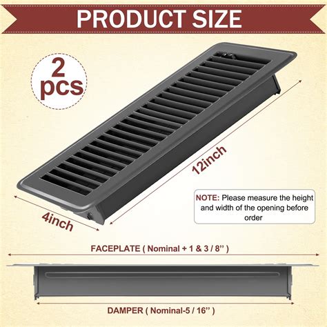 Snapklik.com : Retisee 10 Pcs 4" X 12" Floor Register Vent Covers Heavy ...