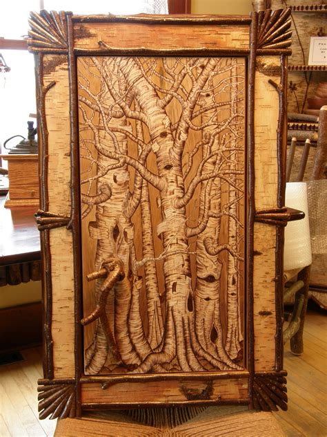 I've never seen such awesome wood burning art as I have with this. It's ...