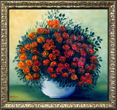 Vase of Roses – Jyoti Art World | Artist of Light