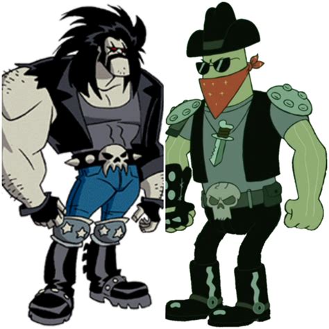Lobo and Dennis (DC/Spongebob Squarepants) by EBOTIZER on DeviantArt