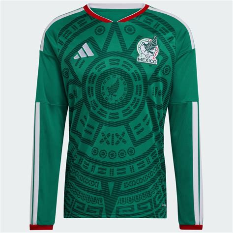 adidas Mexico 2026 Home Long Sleeve Jersey - Men's - Official FIFA Store
