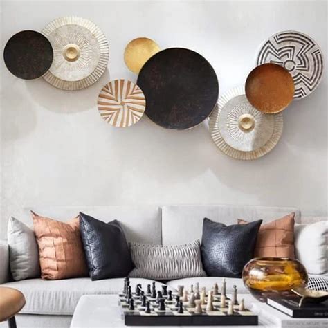 Collectible India metal figures Wall Hanging, Multicolour, 48 x 23 x 2 ...