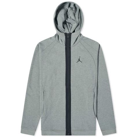 Air Jordan Men's Dri-FIT Sport Statement Air Zip Hoodie in Dark Grey ...