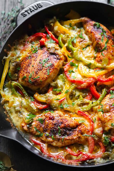 Fajita Chicken Bake (30-Minute One-Pan Meal) - Julia's Album