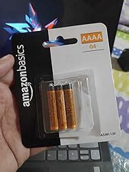 Amazon Basics Amazonbasics Aaaa Everyday Alkaline Batteries (4-Pack ...