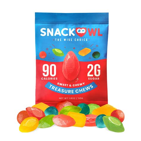 Snack Owl Vegan Sour Gummy Candy – Gluten Free, Low Calorie Candy ...