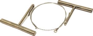 FusionKraft Surgical Gigli Saw Hook, Set of 2 Handles, With Wire (1pc ...