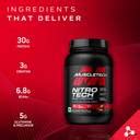 Muscletech NitroTech 30g Protein, 3g creatine monohydrate ultimate ...